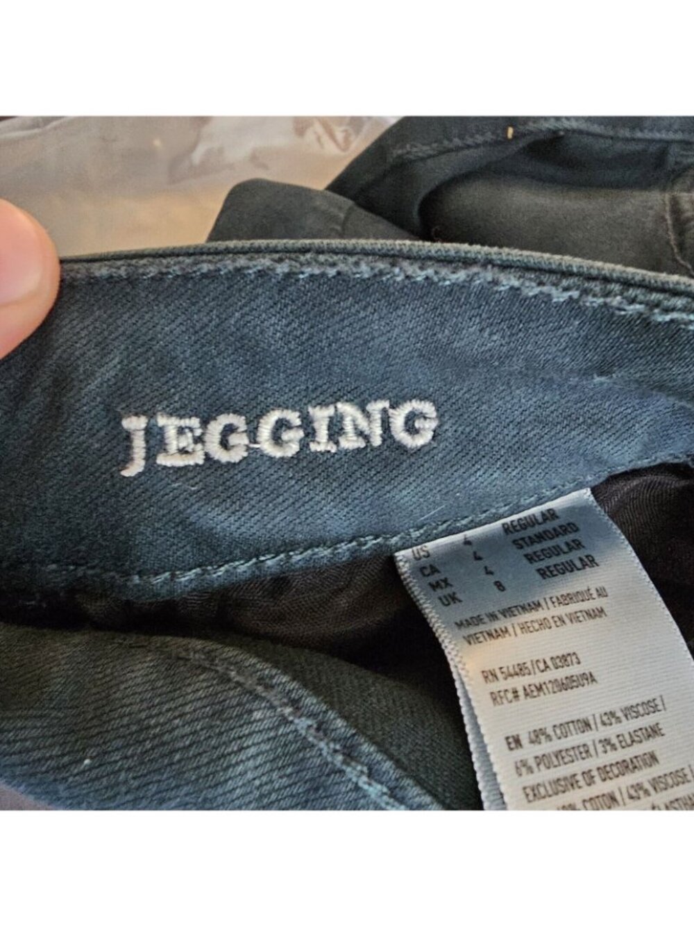 American Eagle Jegging Jeans Womens Size 4 Green Ne(x)t Level Stretch Hi Rise - Picture 6 of 12